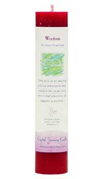 Wisdom reiki charged pillar candle - Click Image to Close