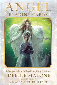 Angel Reading Cards deck & book by Debbie Malone - Click Image to Close