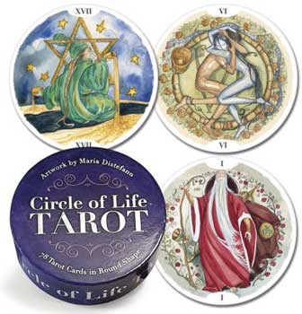 Circle of Life tarot (round) by Maria Distefano - Click Image to Close
