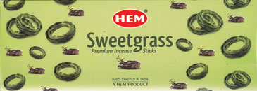 Sweetgrass HEM stick 20 pack - Click Image to Close