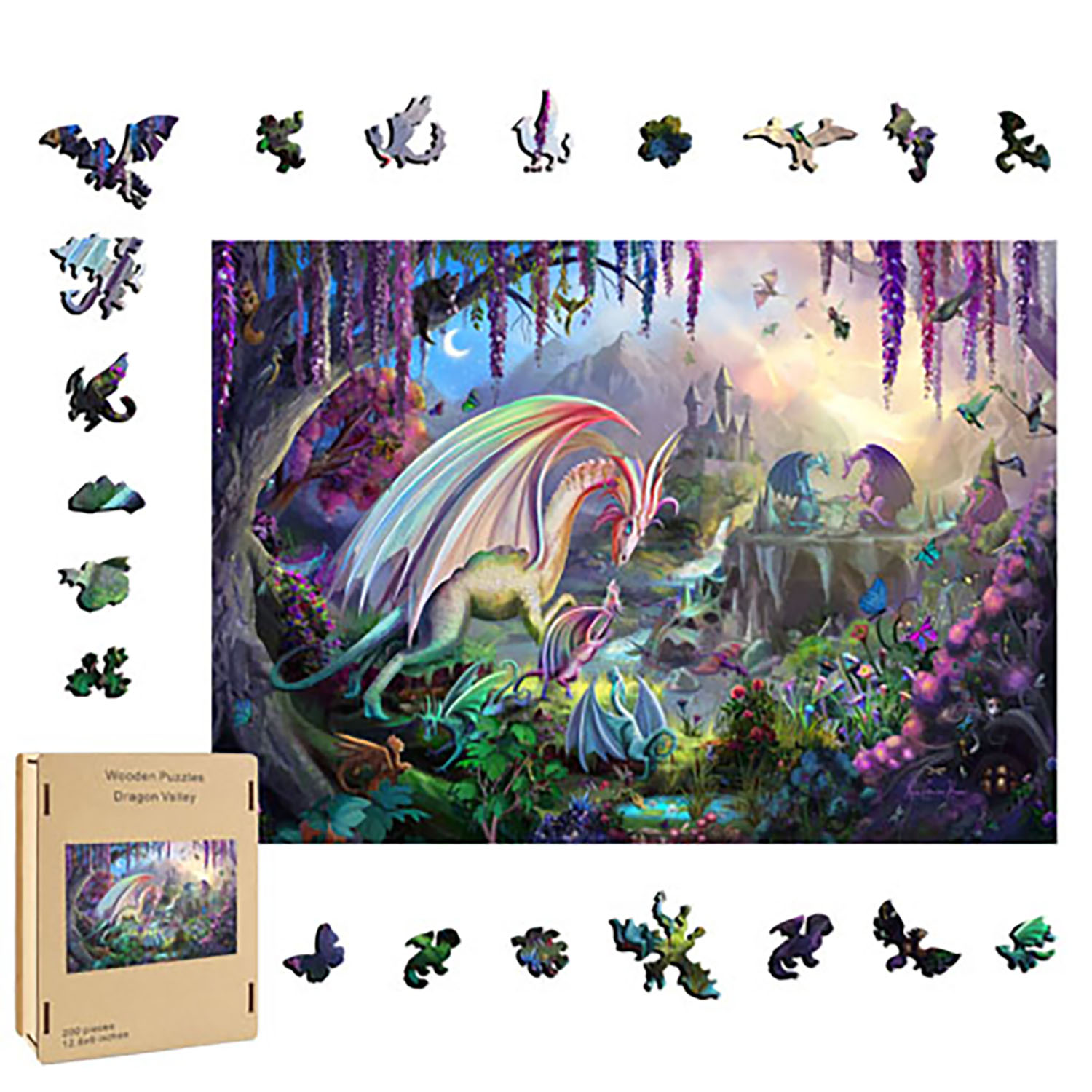 (image for) Dragon wood puzzle