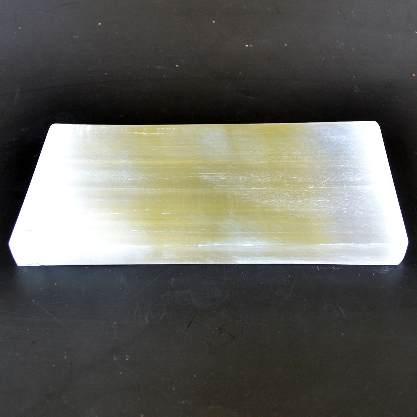 (image for) 4" x 8" Selenite charger plaque