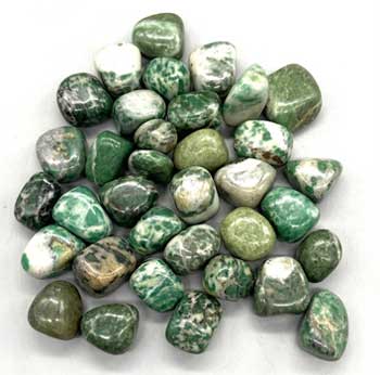 1 lb Jade, Rich tumbled stones