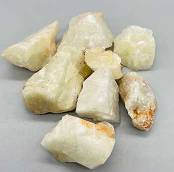 1 lb Quartz, Sulphur untumbled stones - Click Image to Close