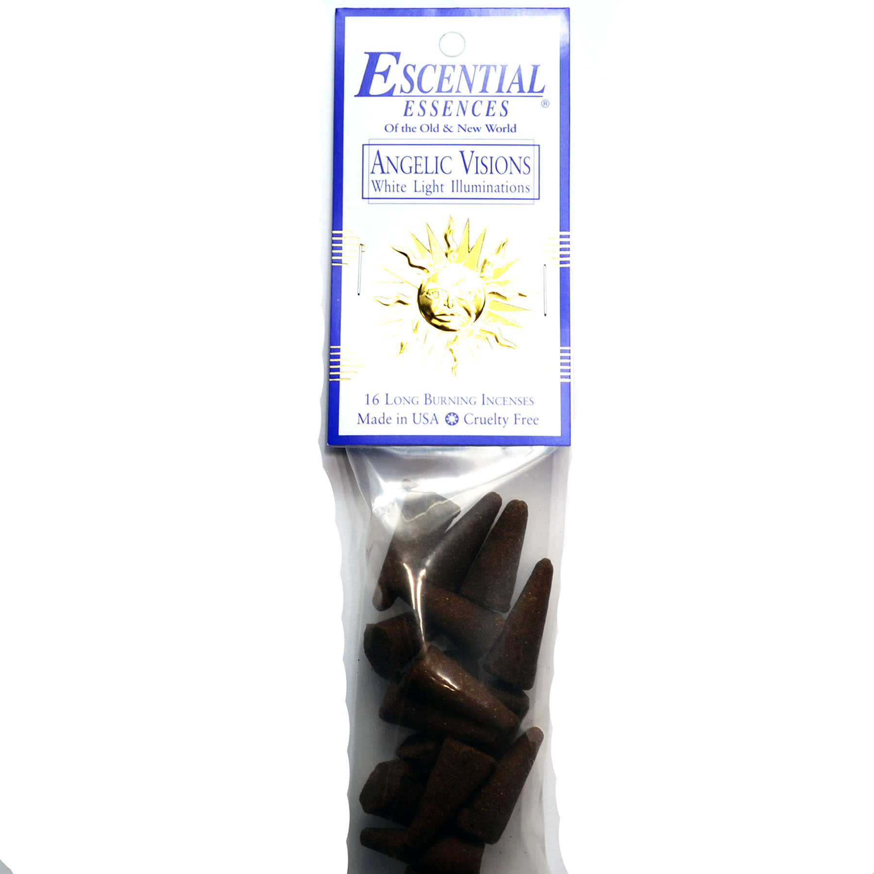 (image for) 16/pk Angelic Vision escential essences incense cones
