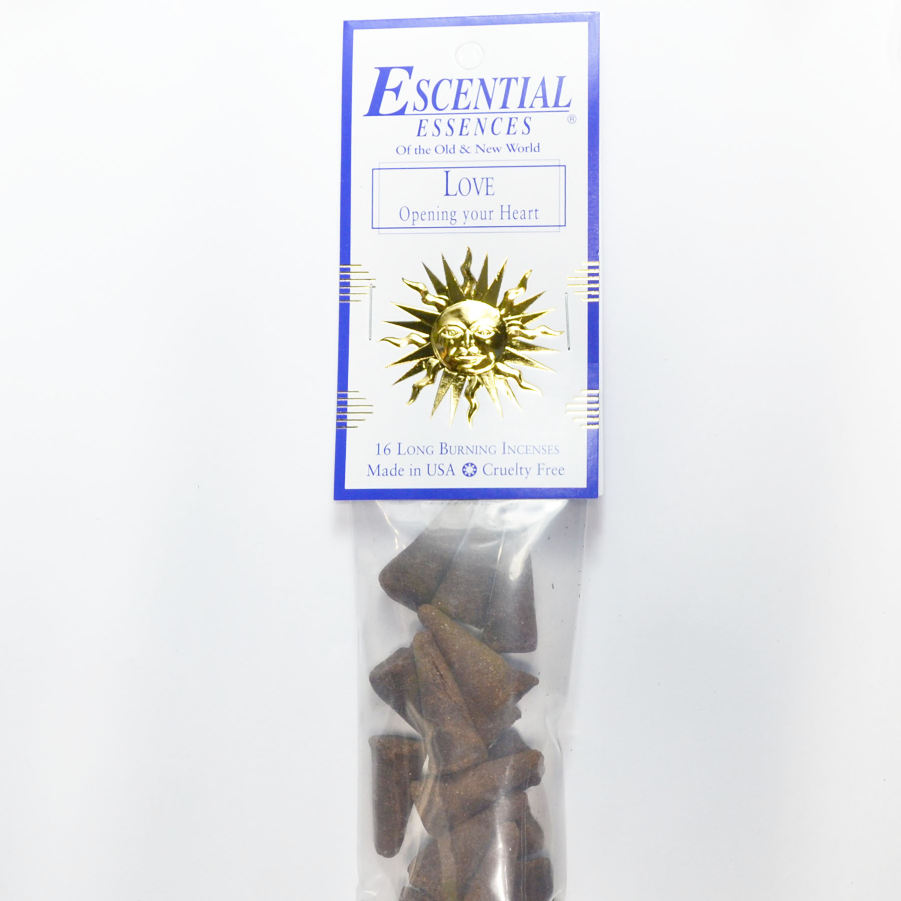 (image for) 16/pk Love escential essences incense cones