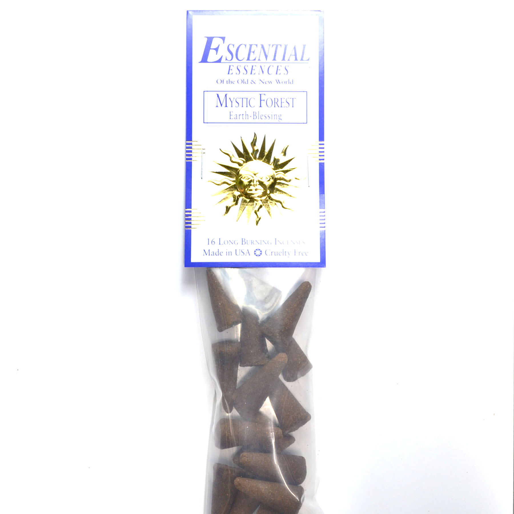 (image for) 16/pk Mystic Forest escential essences incense cones