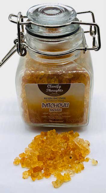 3.0oz Clarify Thoughts (patchouli) resin jar - Click Image to Close