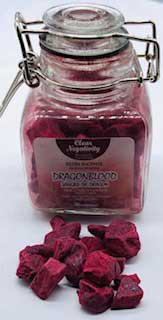 3.0oz Clear Negativity (dragonblood) resin jar - Click Image to Close
