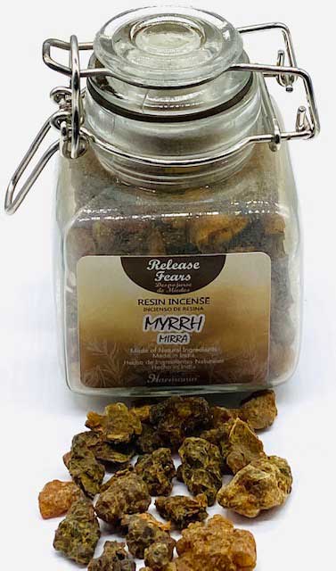 3.0oz Release Fears (myrrh) resin jar - Click Image to Close