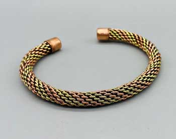 Tri-Tone Copper bracelet