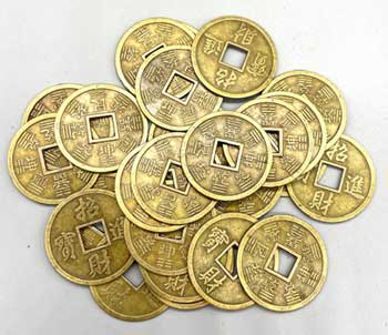 (set of 25) 43mm I Ching coin - Click Image to Close
