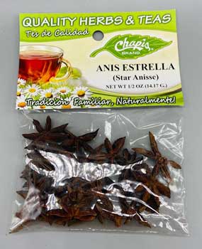 1/2oz Anis Estrella chapis tea